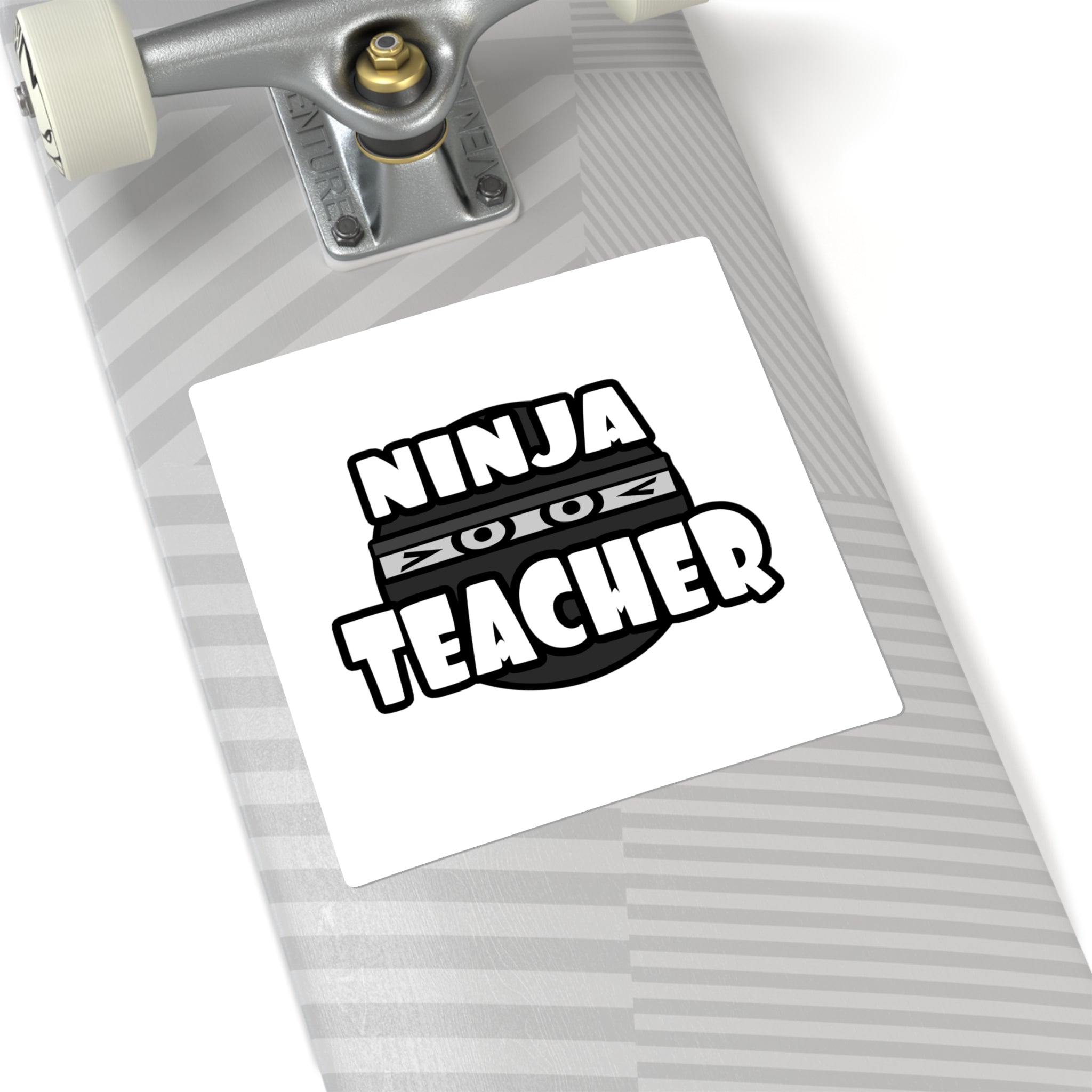 Ninja Teacher - Square Stickers