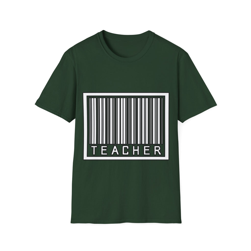 Barcode Teacher - Unisex Softstyle T-Shirt
