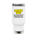 Emergency Nurse...Hardest Job You'll Ever Love - Stainless Steel Travel Mug with Handle, 14oz