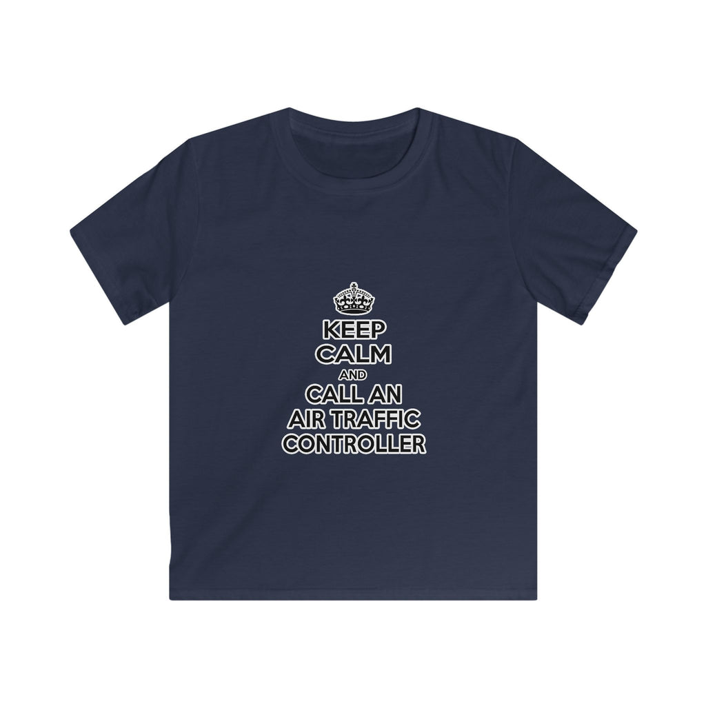 Keep Calm and Call an Air Traffic Controller - Kids Softstyle Tee