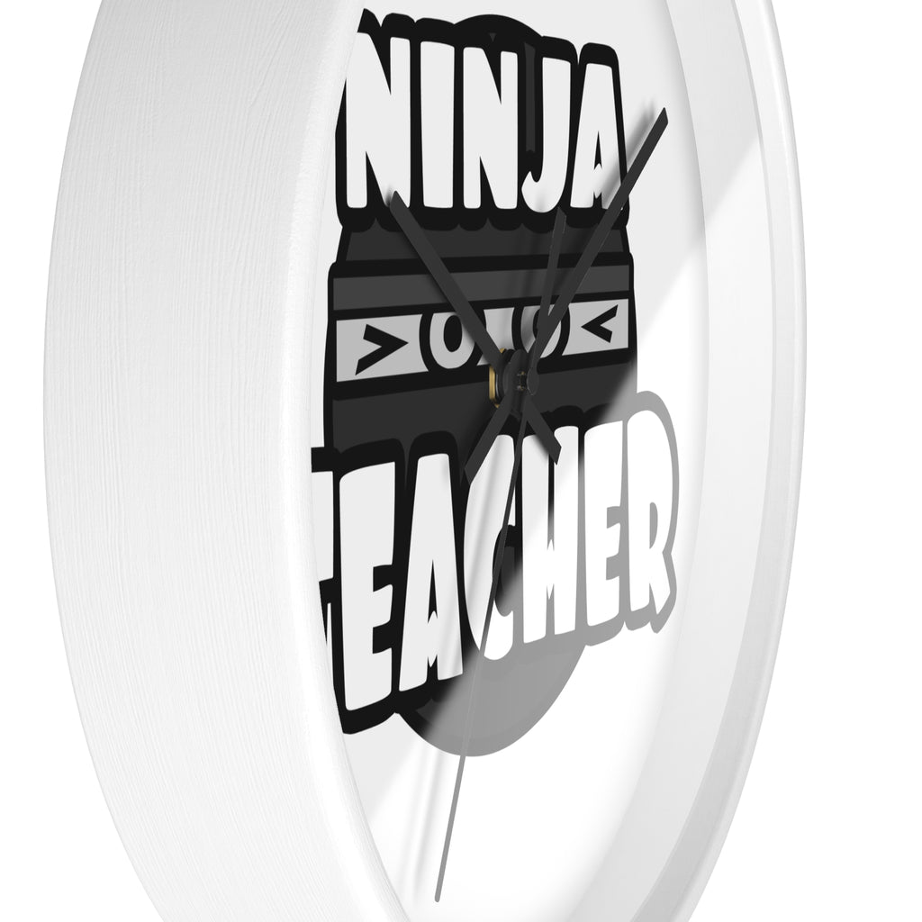 Ninja Teacher - Wall Clock