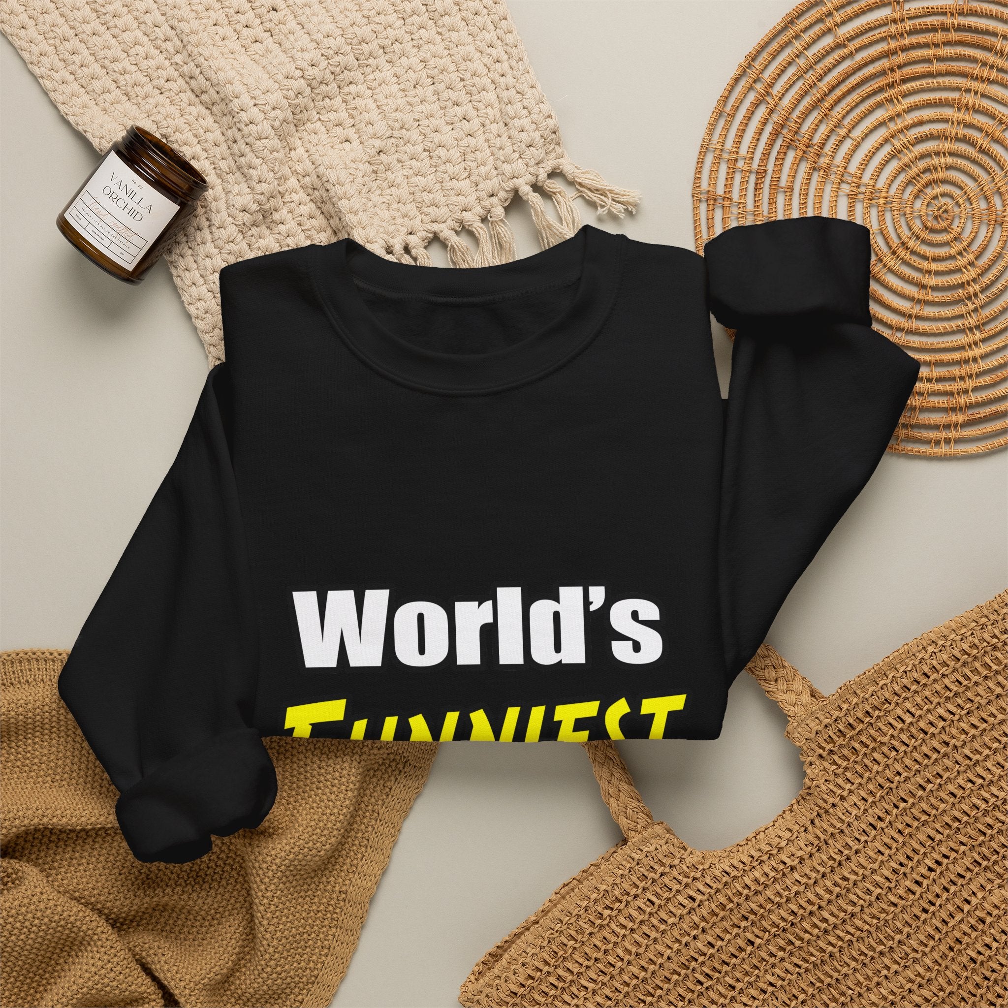World's Funniest Teacher - Unisex Heavy Blend™ Crewneck Sweatshirt