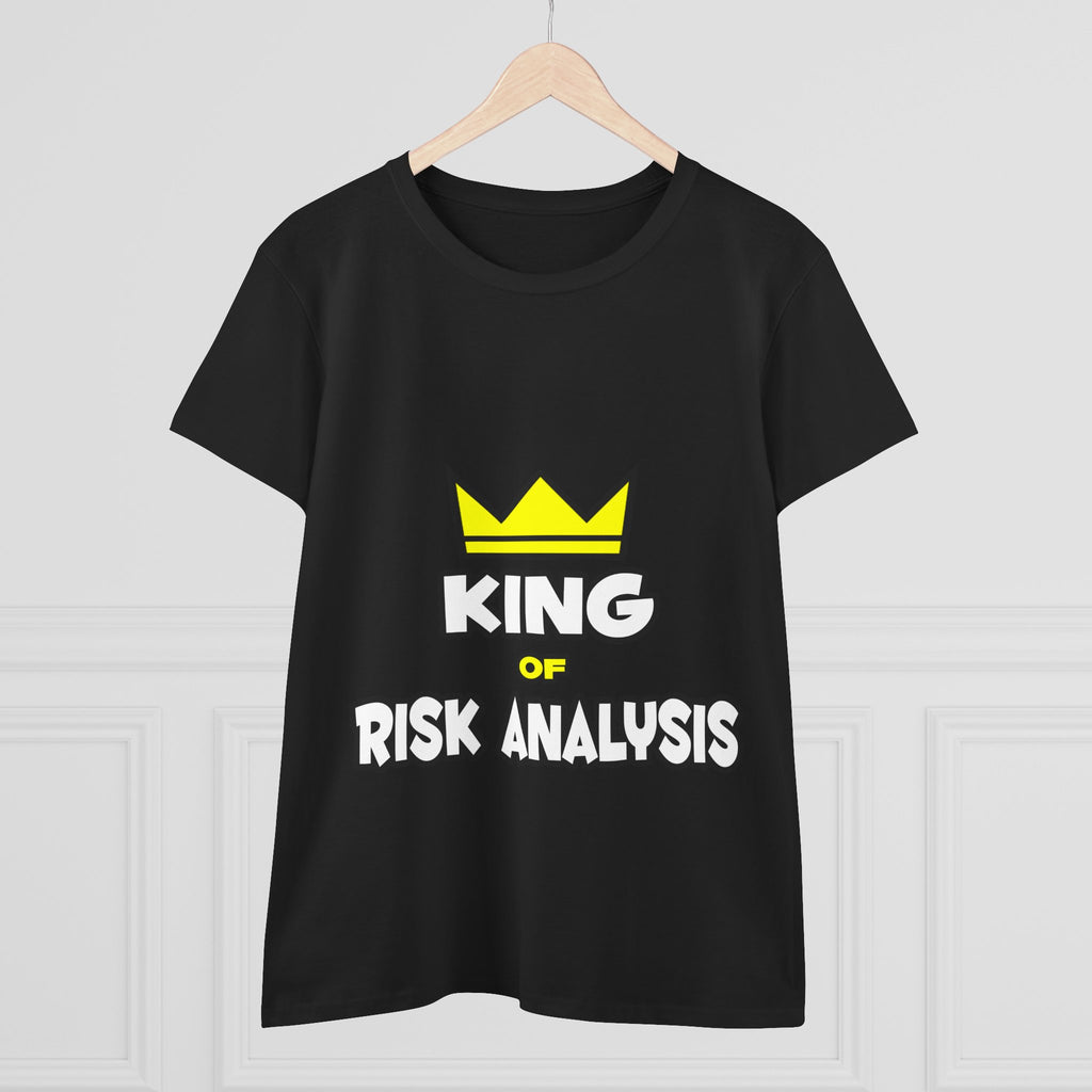 King of Risk Analysis - Women's Midweight Cotton Tee