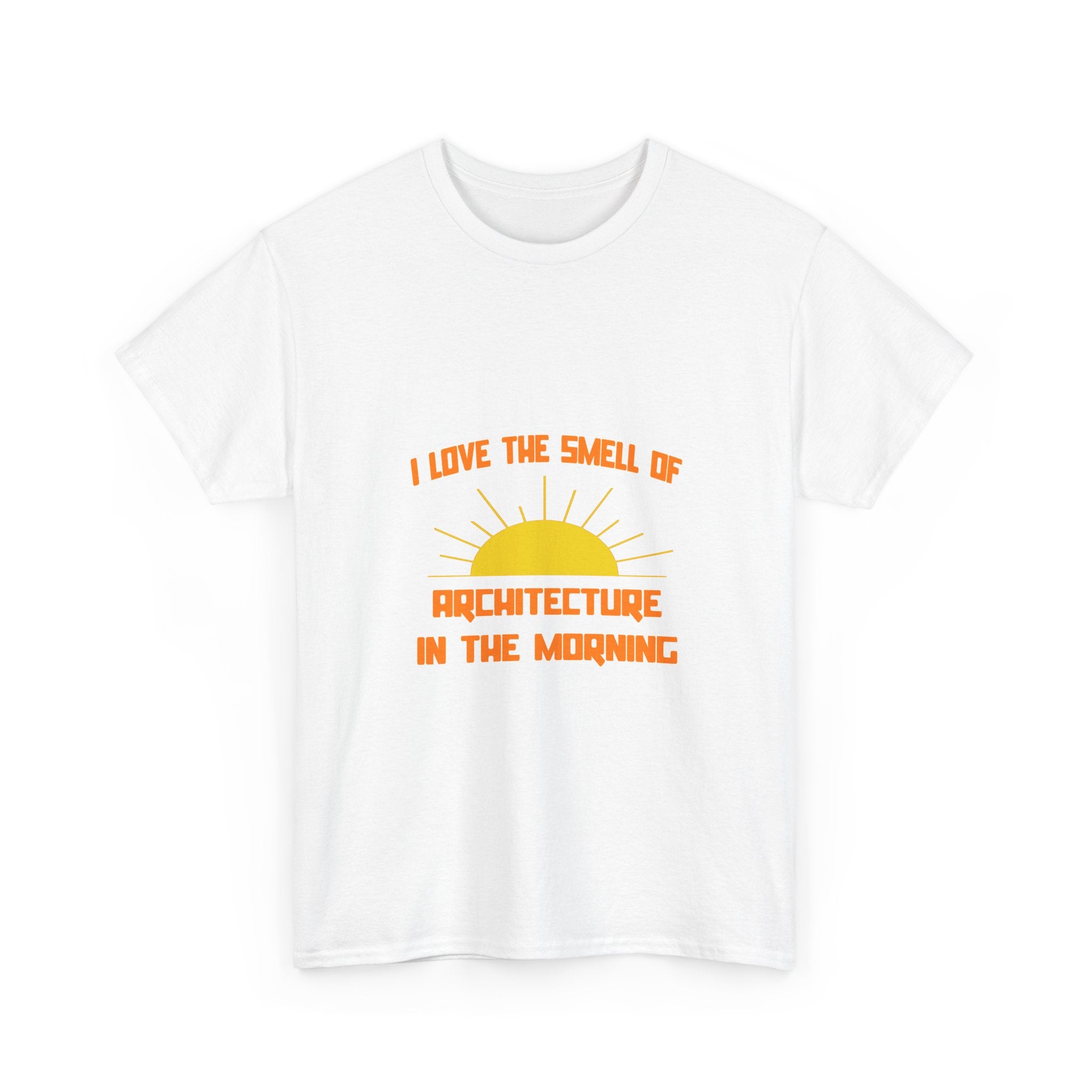 Smell of Architecture in the Morning - Unisex Heavy Cotton Tee