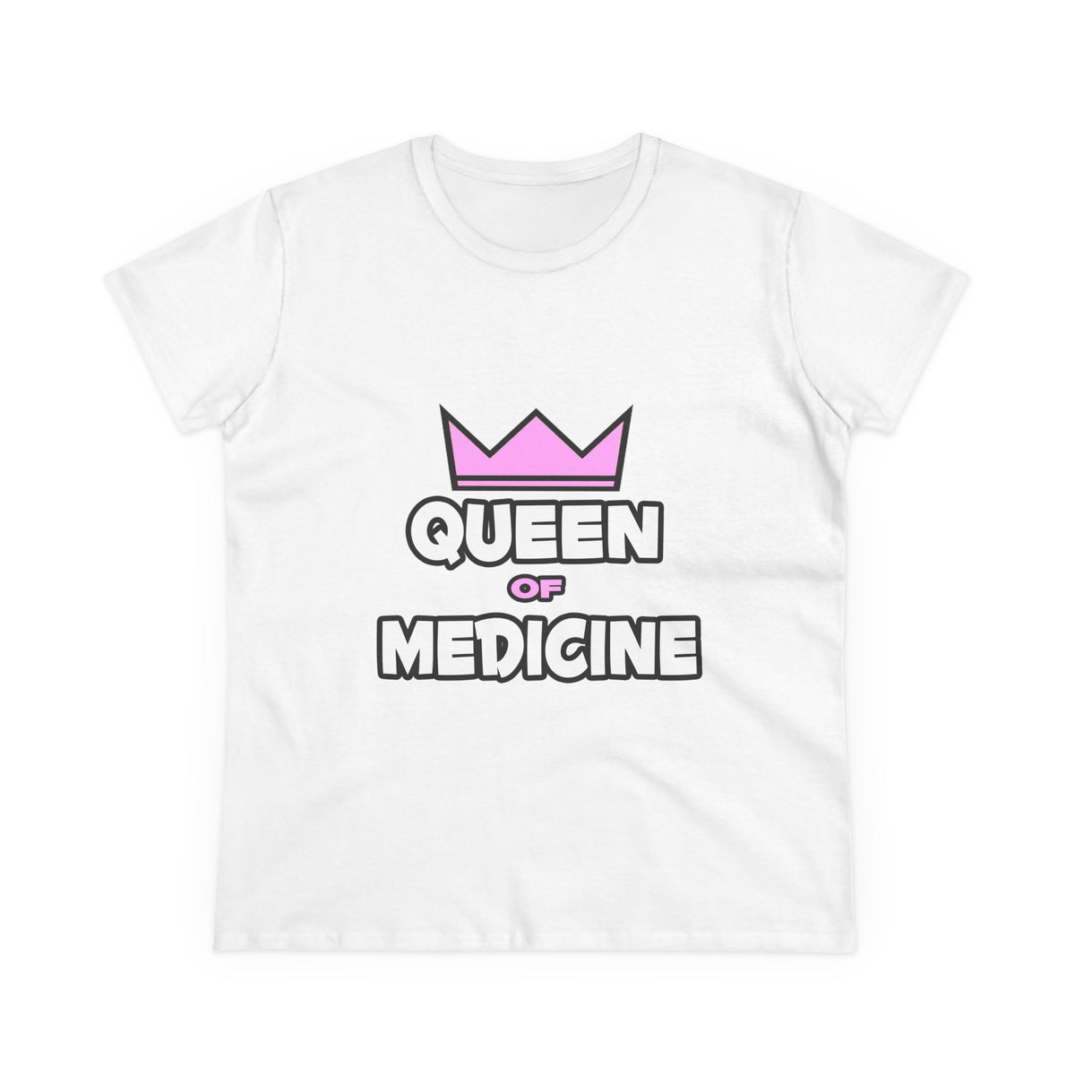 Queen of Medicine - Women's Midweight Cotton Tee