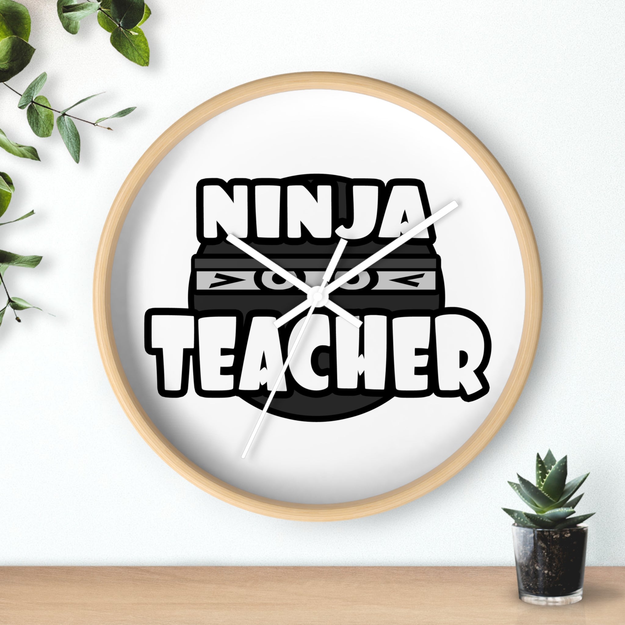 Ninja Teacher - Wall Clock