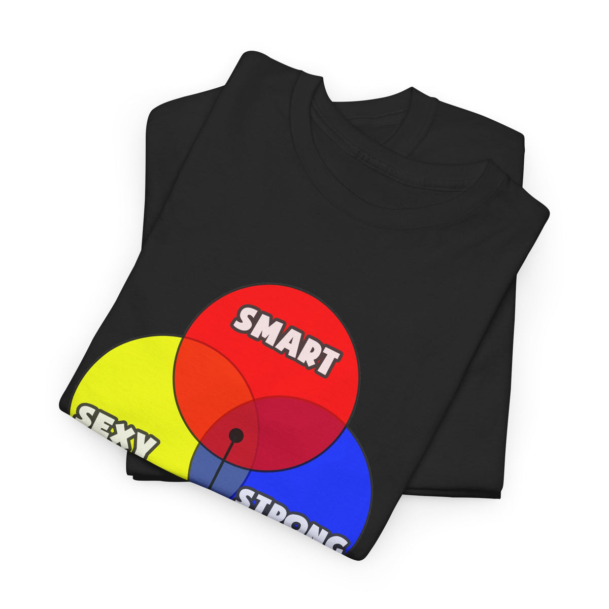 Venn Diagram .. Cardiovascular Technologists - Unisex Heavy Cotton Tee