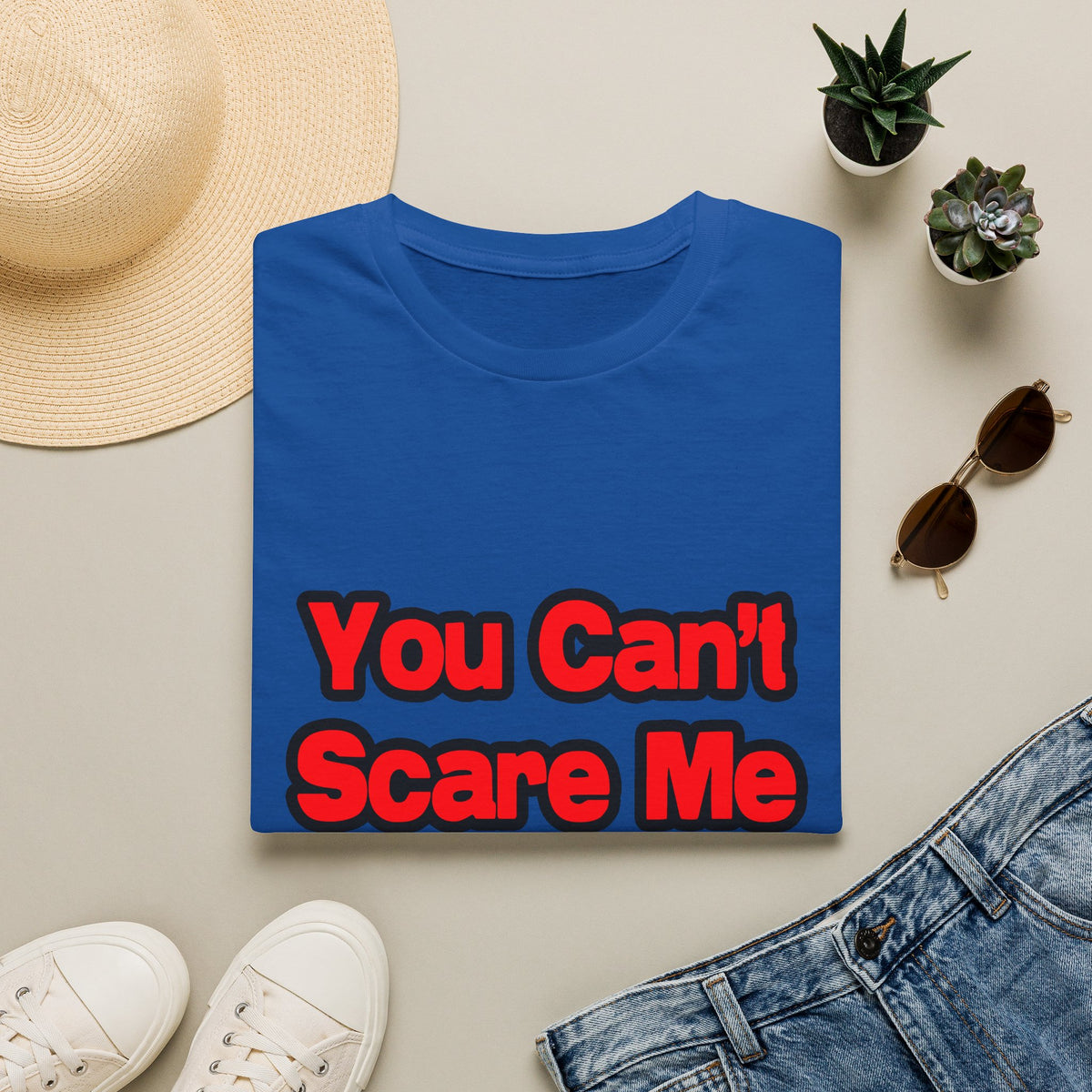 You Can't Scare Me...Nurse - Unisex Softstyle T-Shirt