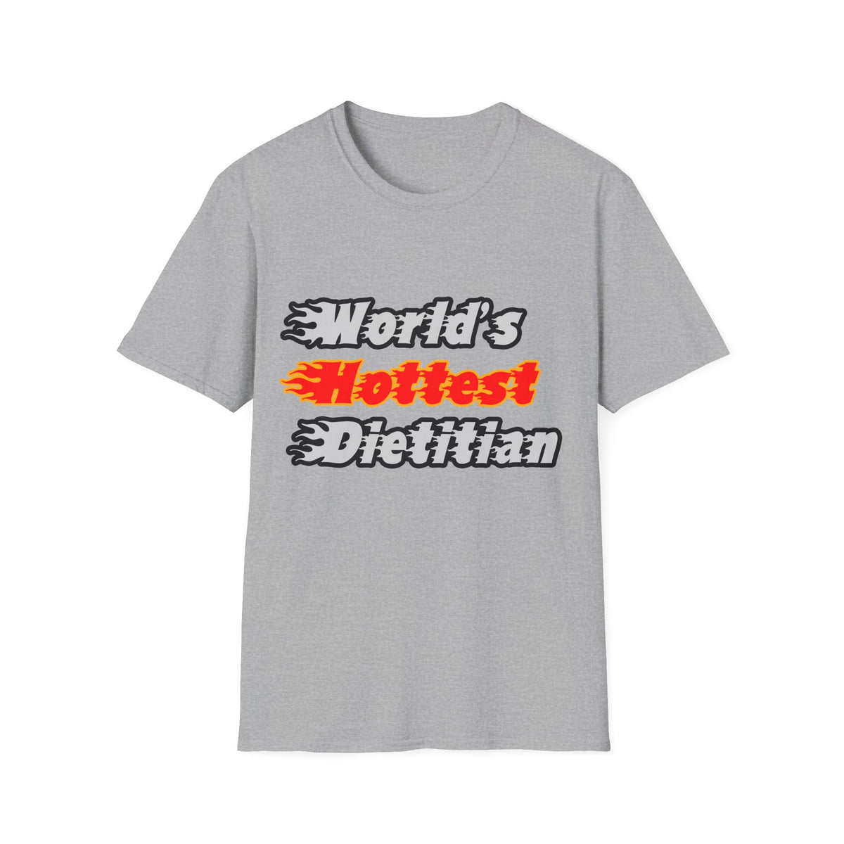 World's Hottest Dietitian - Unisex Softstyle T-Shirt