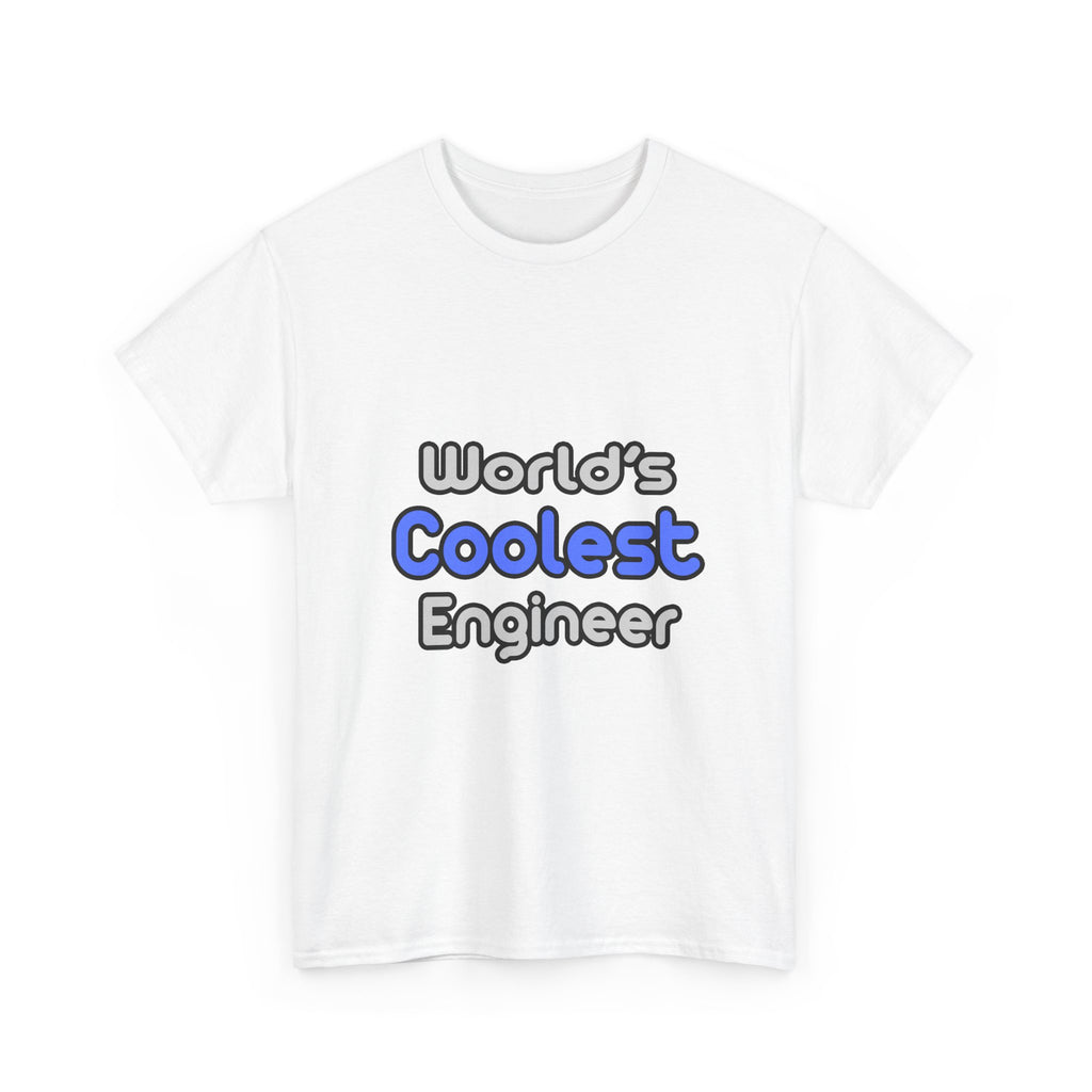 World's Coolest Engineer - Unisex Heavy Cotton Tee