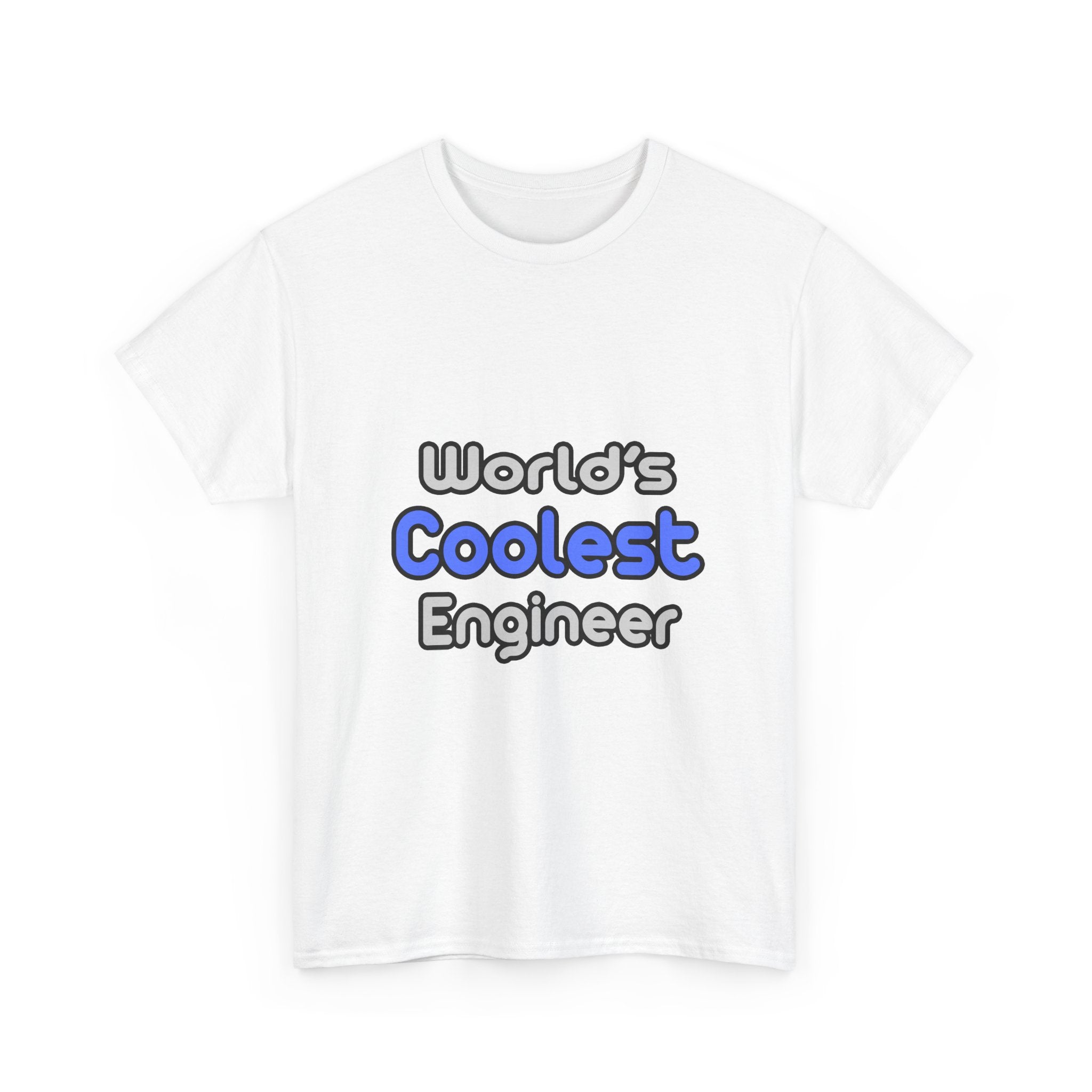 World's Coolest Engineer - Unisex Heavy Cotton Tee
