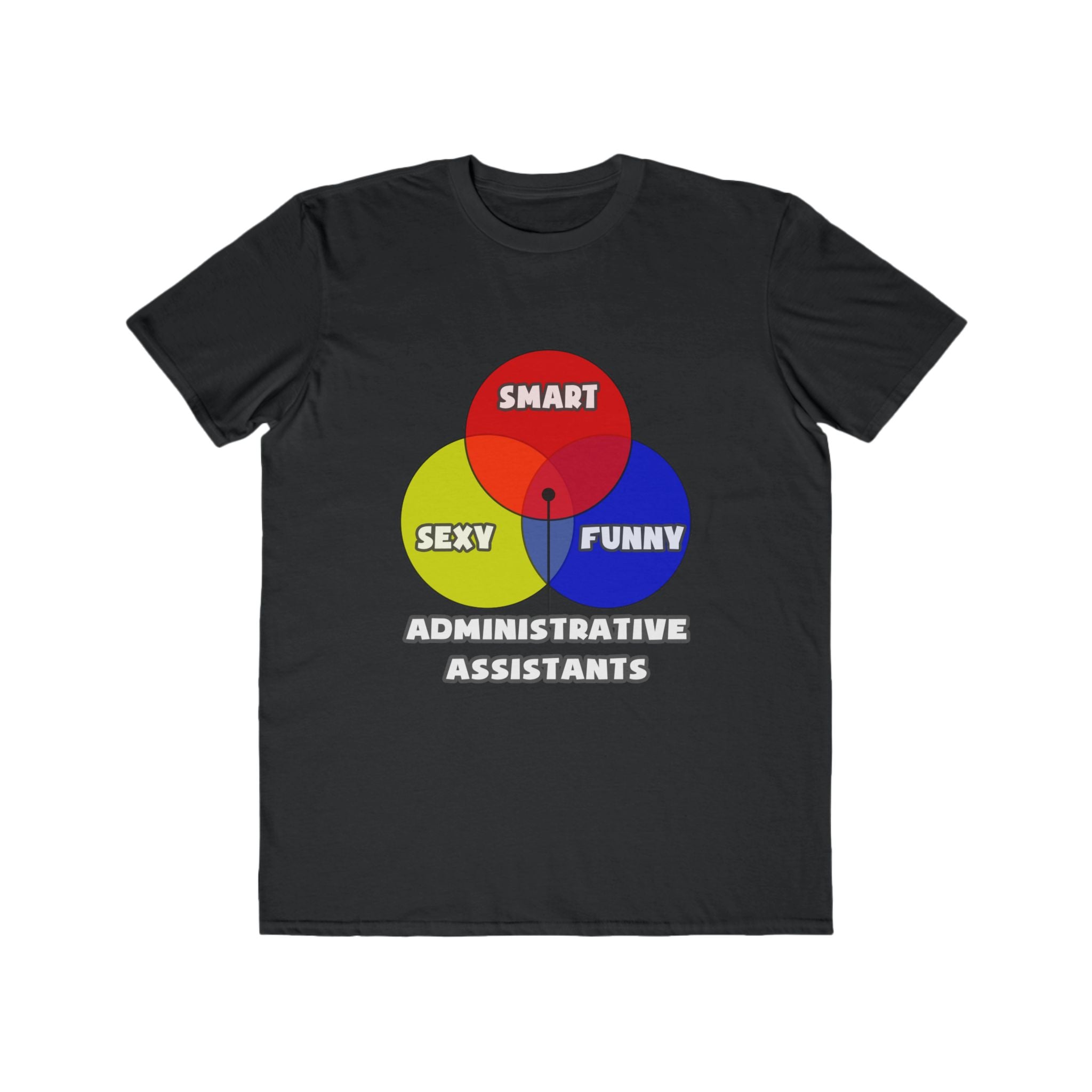 Venn Diagram .. Administrative Assistants - Men's Lightweight Fashion Tee