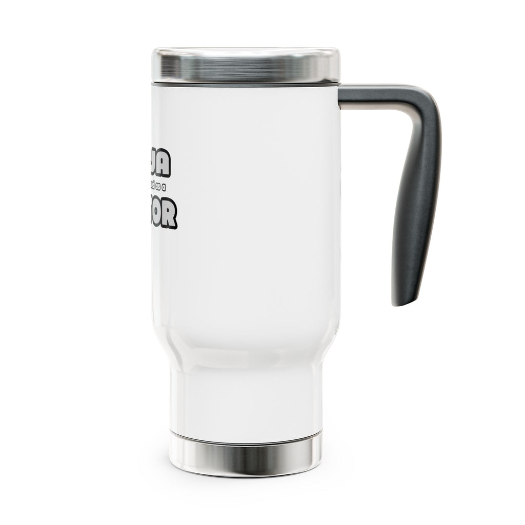 Ninja Cleverly Disguised As A Doctor - Stainless Steel Travel Mug with Handle, 14oz