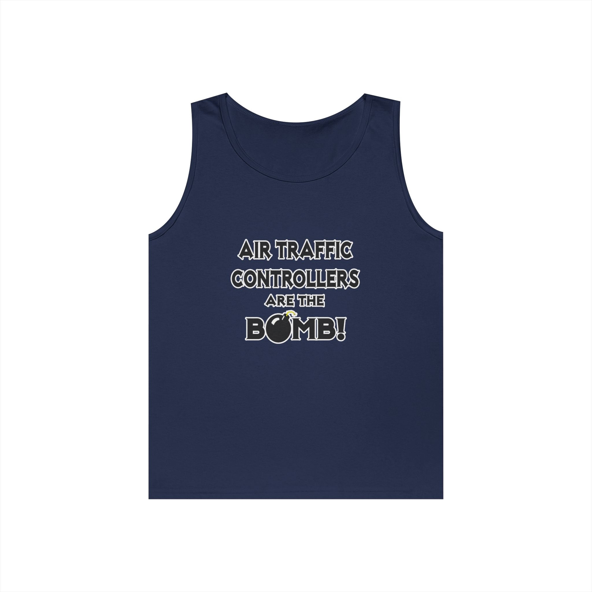 Air Traffic Controllers Are The Bomb! - Unisex Heavy Cotton Tank Top