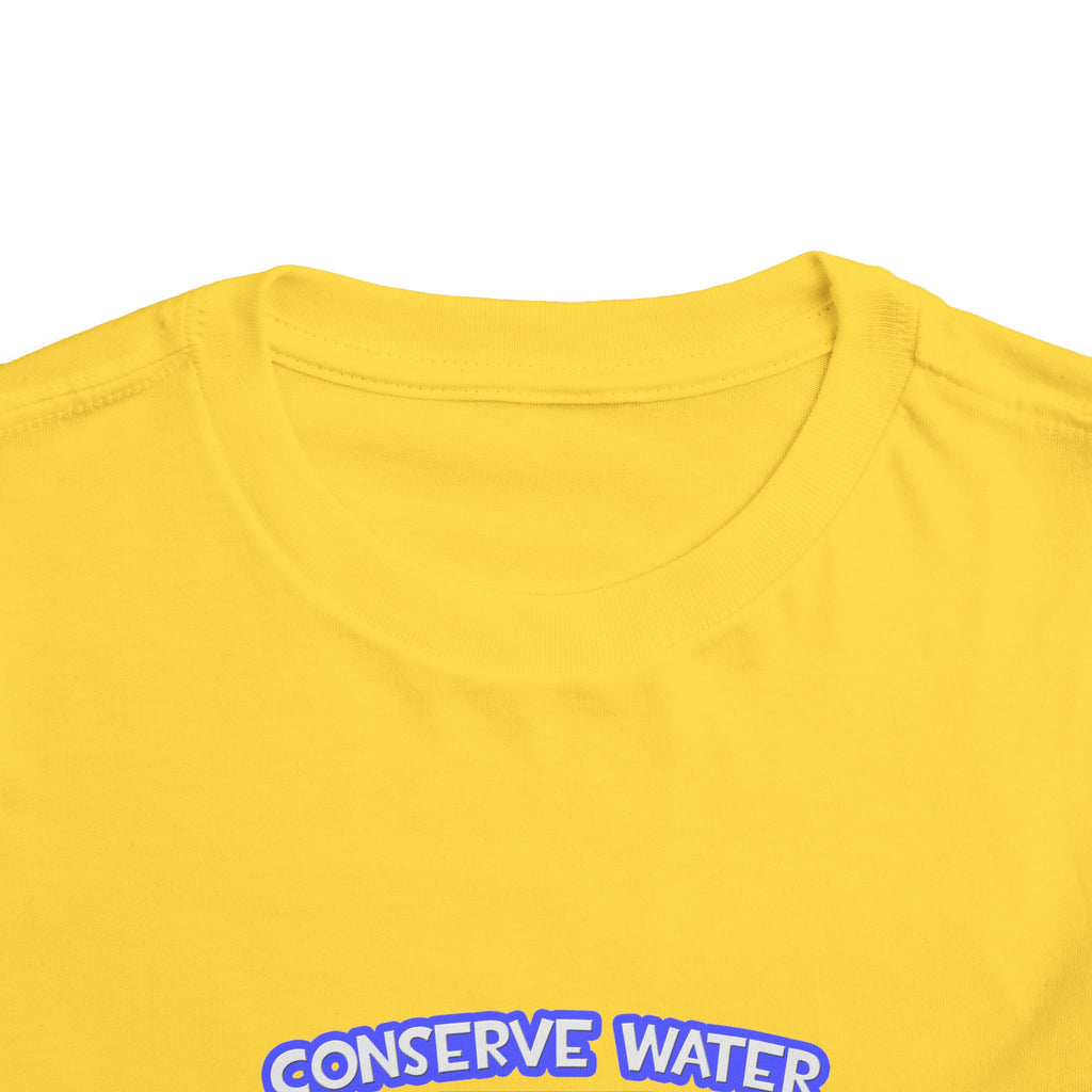 Conserve Water .. Shower With Aerospace Engineer - Toddler Short Sleeve Tee