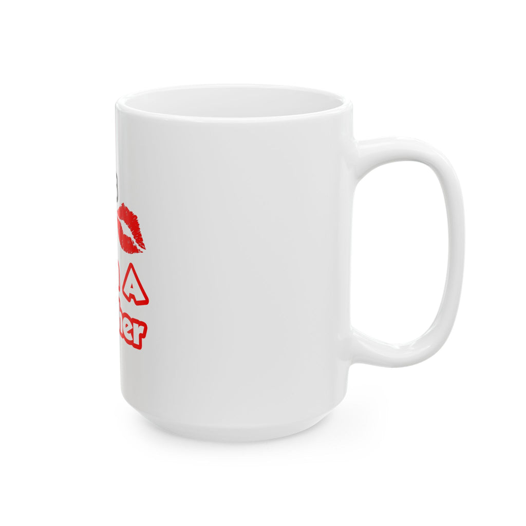 Kiss Me...I Am A Teacher - Ceramic Mug, (11oz, 15oz)