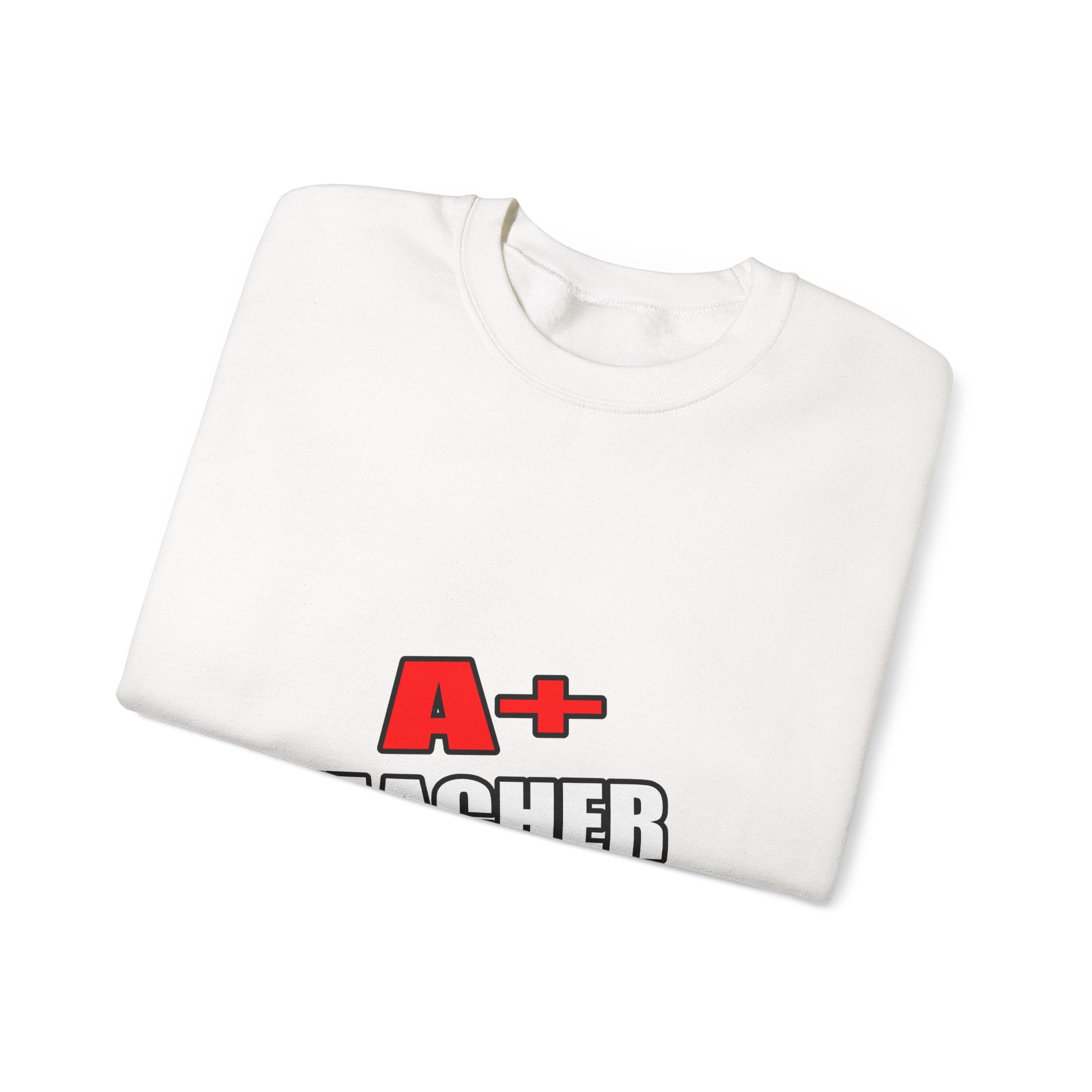 a plus teacher - Unisex Heavy Blend™ Crewneck Sweatshirt