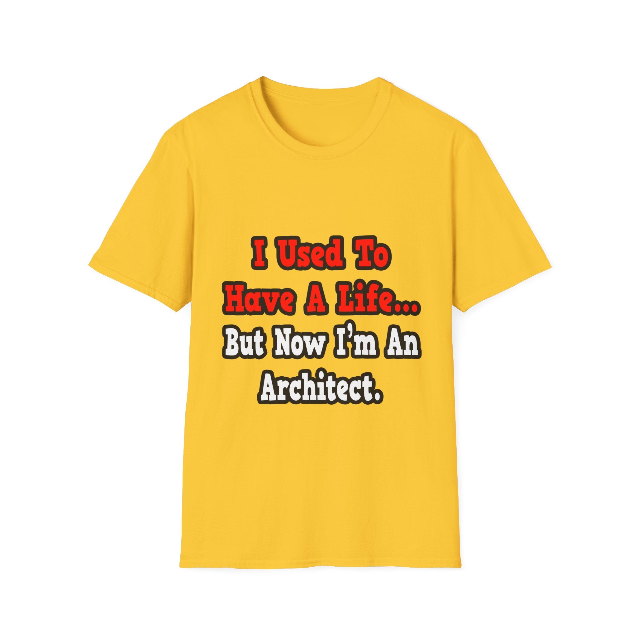 I Used to Have a Life...Architect - Unisex Softstyle T-Shirt