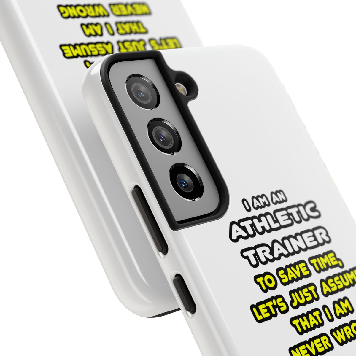 Funny Athletic Trainer T Shirts - Tough Phone Cases