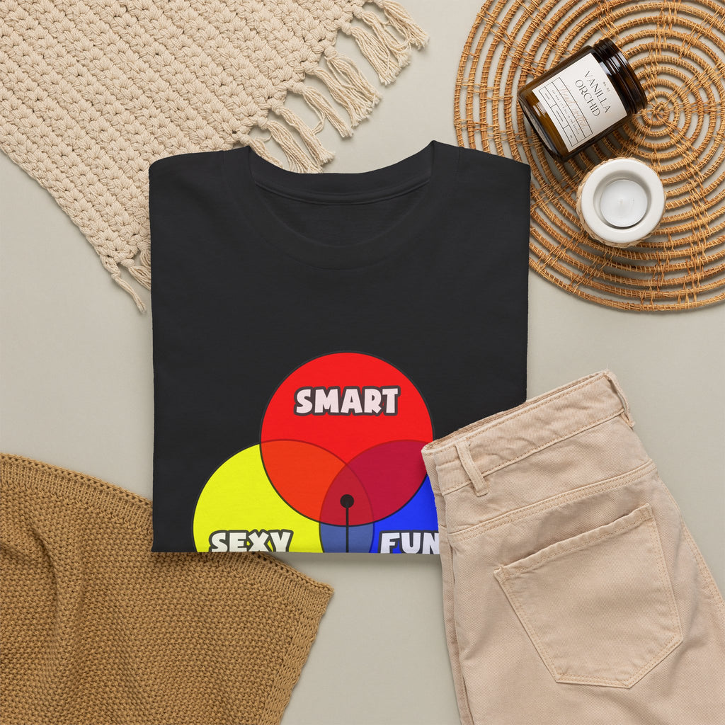 Venn Diagram .. Electrical Engineers - Unisex Heavy Cotton Tee