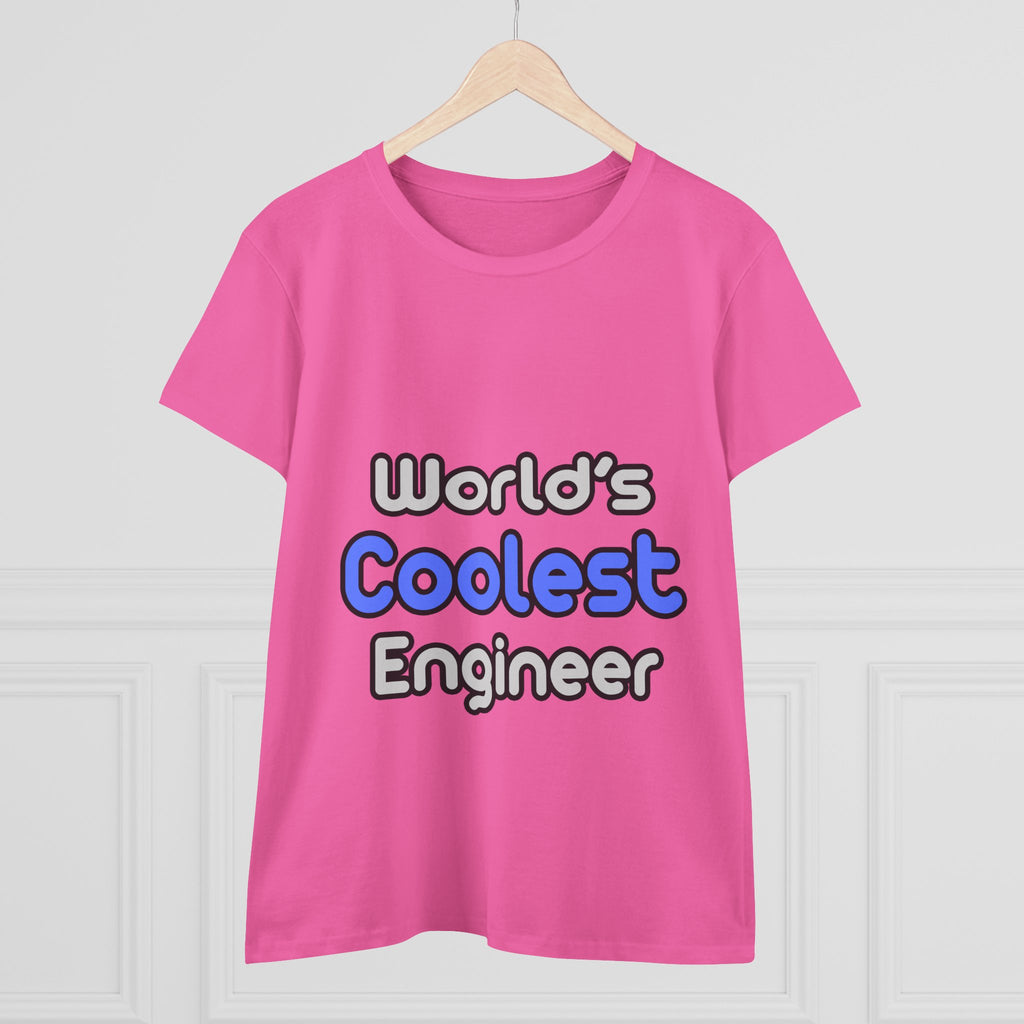 World's Coolest Engineer - Women's Midweight Cotton Tee