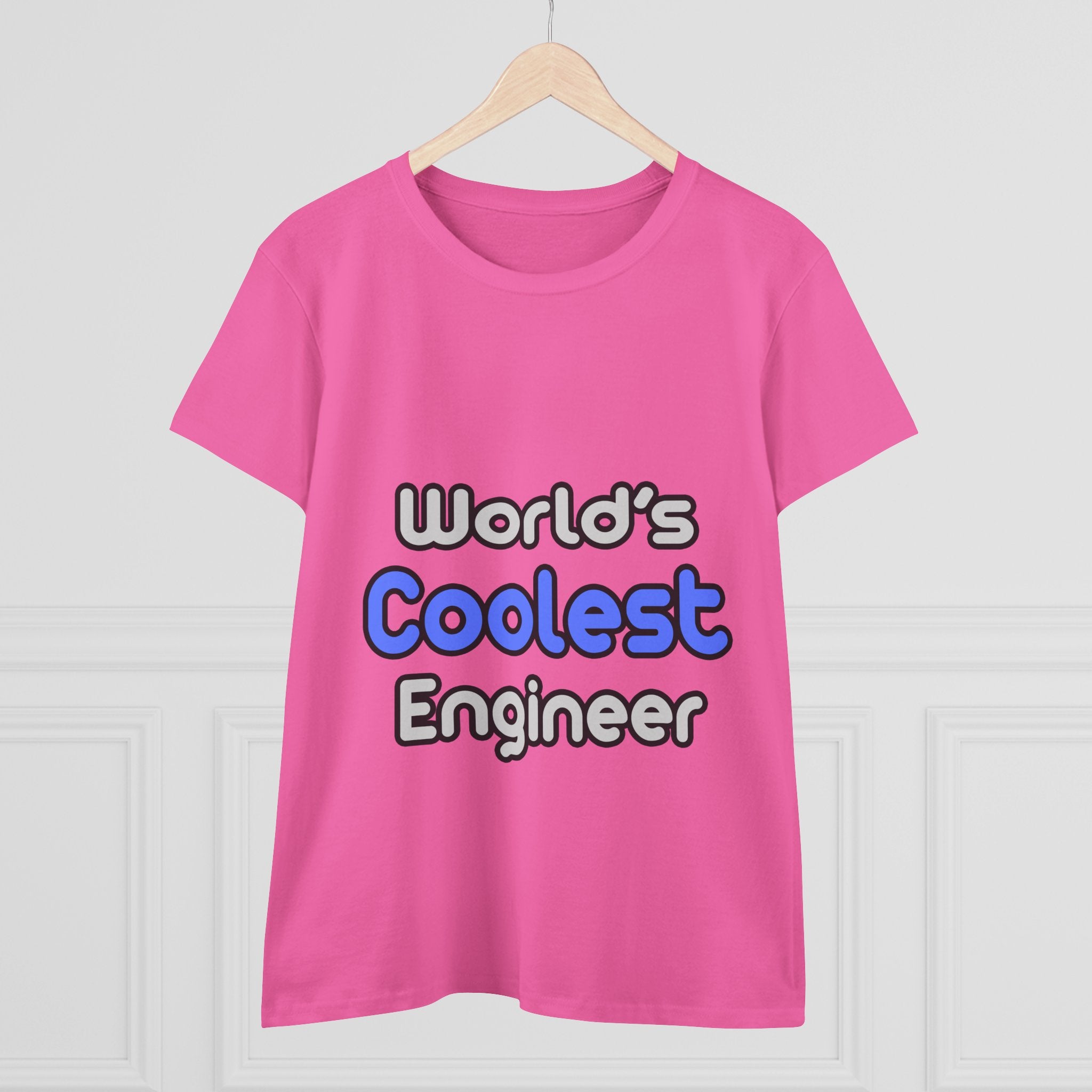 World's Coolest Engineer - Women's Midweight Cotton Tee