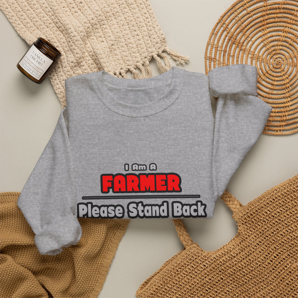 Farmer ... Stand Back ... Work My Magic - Unisex Heavy Blend™ Crewneck Sweatshirt