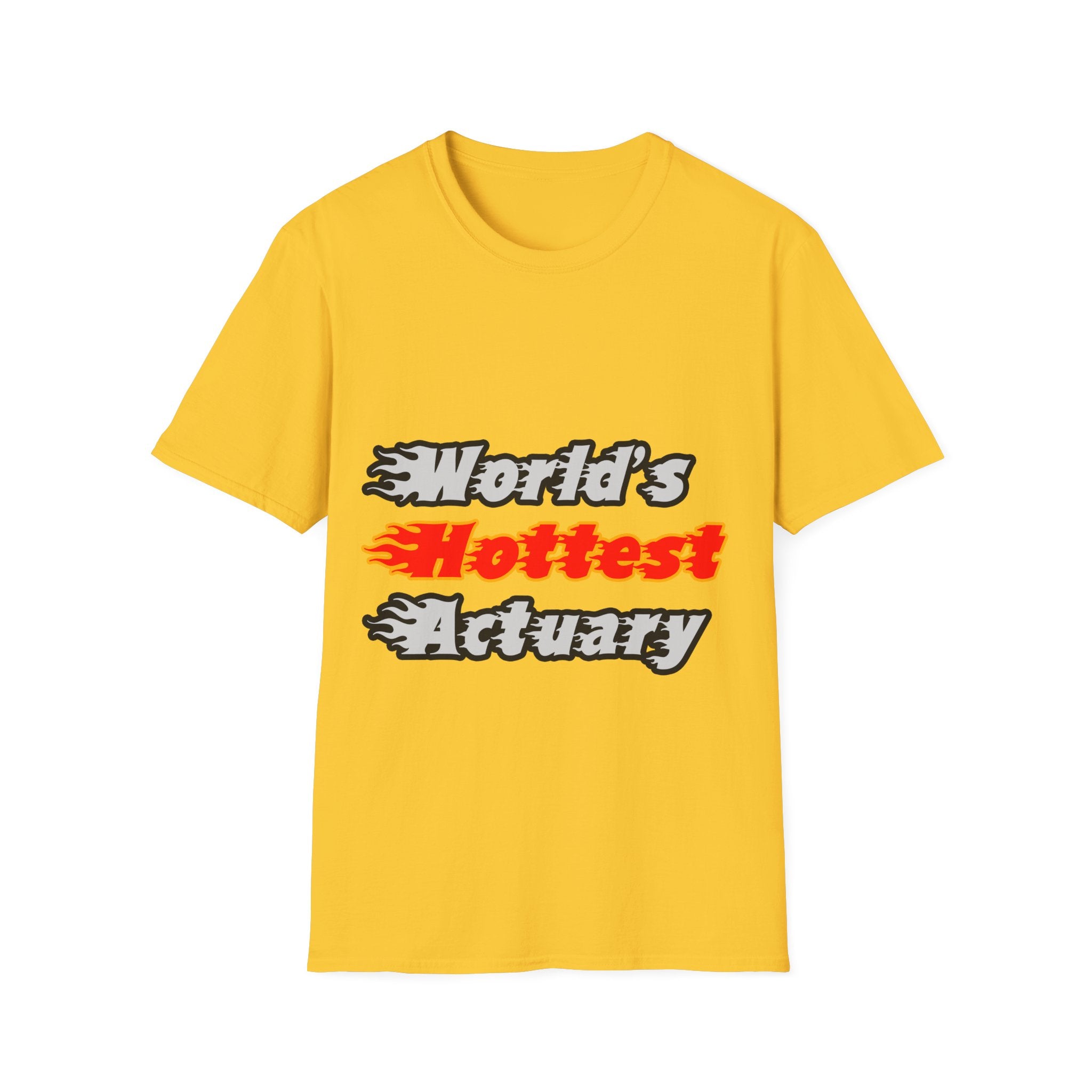 World's Hottest Actuary - Unisex Softstyle T-Shirt