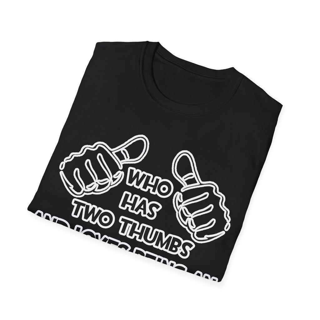 Two Thumbs and Loves Being an Endocrinologist - Unisex Softstyle T-Shirt