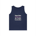 Super Mom ... Air Traffic Controller - Unisex Heavy Cotton Tank Top