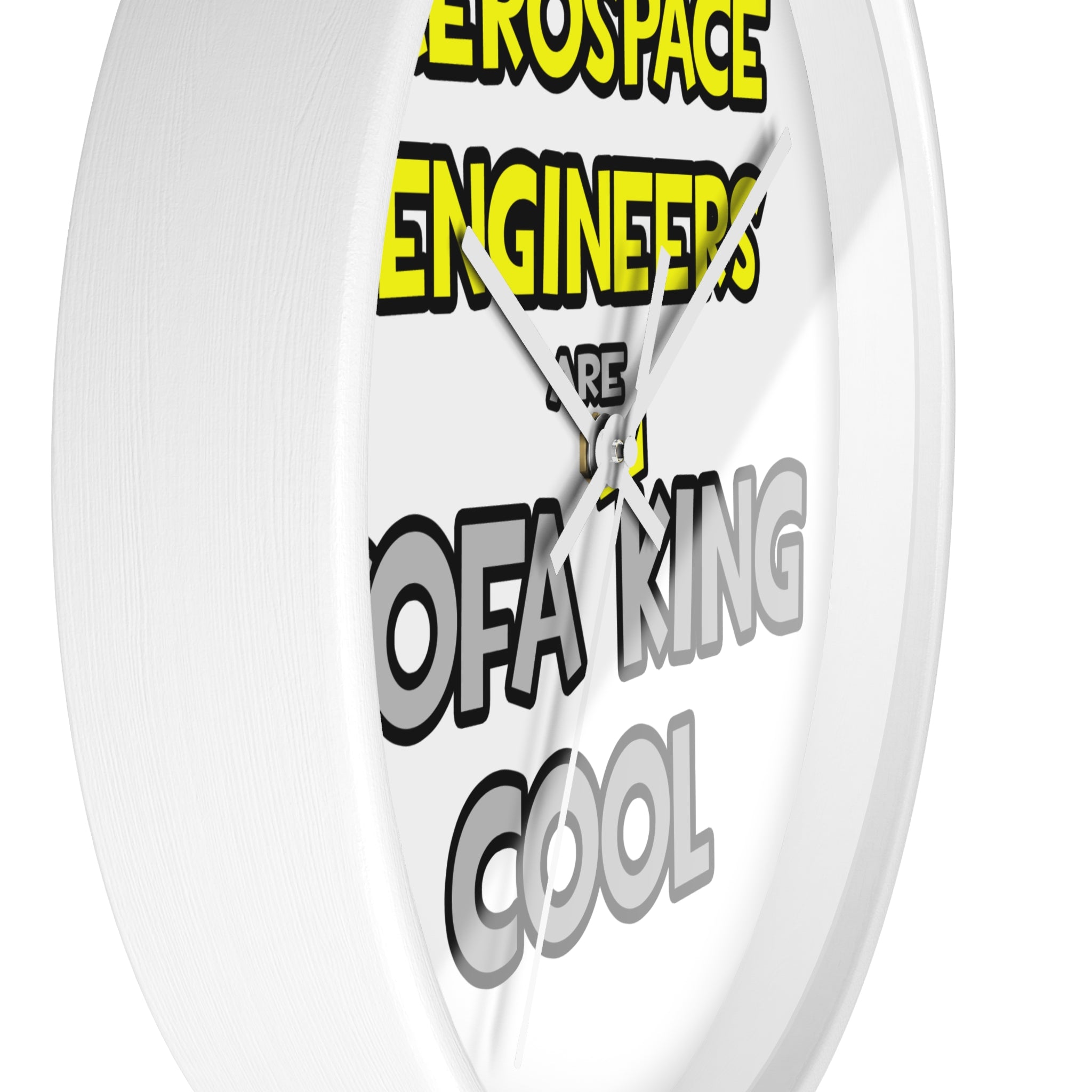 Aerospace Engineers Are Sofa King Cool - Wall Clock