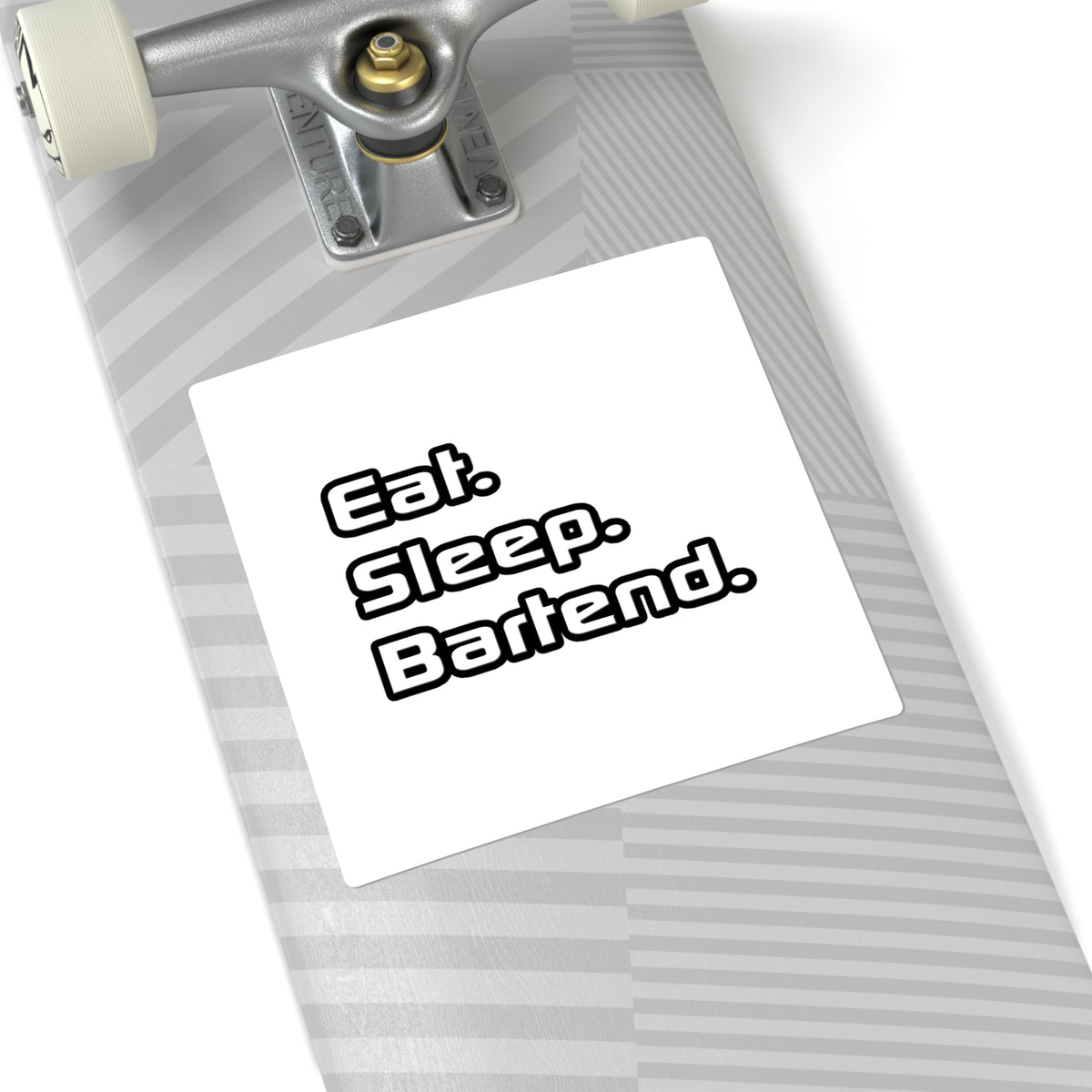 Eat. Sleep. Bartend - Square Stickers
