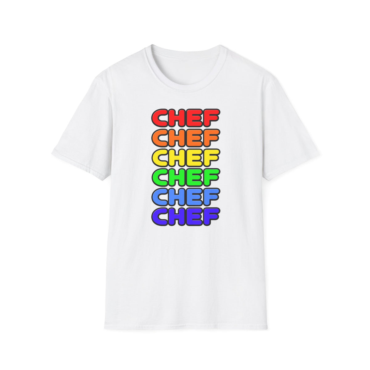 Rainbow Chef - Unisex Softstyle T-Shirt