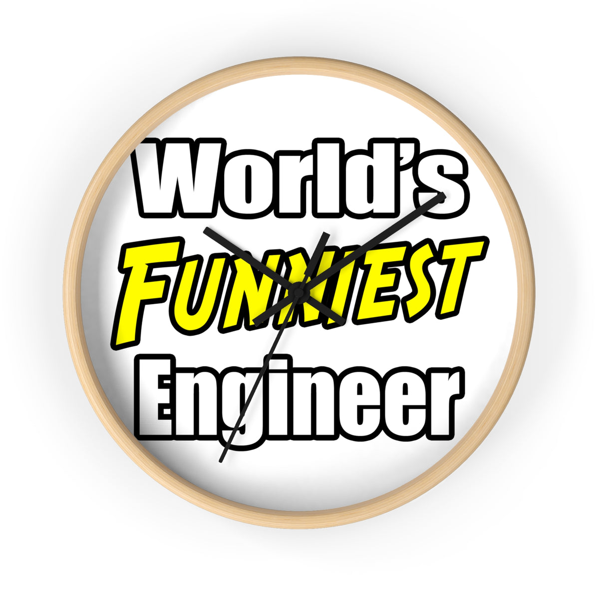 World's Funniest Engineer - Wall Clock
