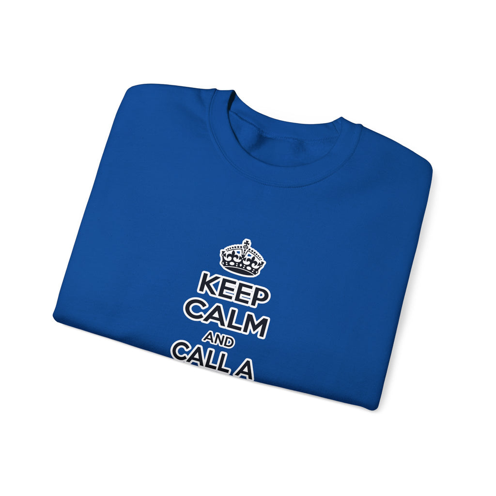 Keep Calm and Call a Cardiovascular Technologist - Unisex Heavy Blend™ Crewneck Sweatshirt