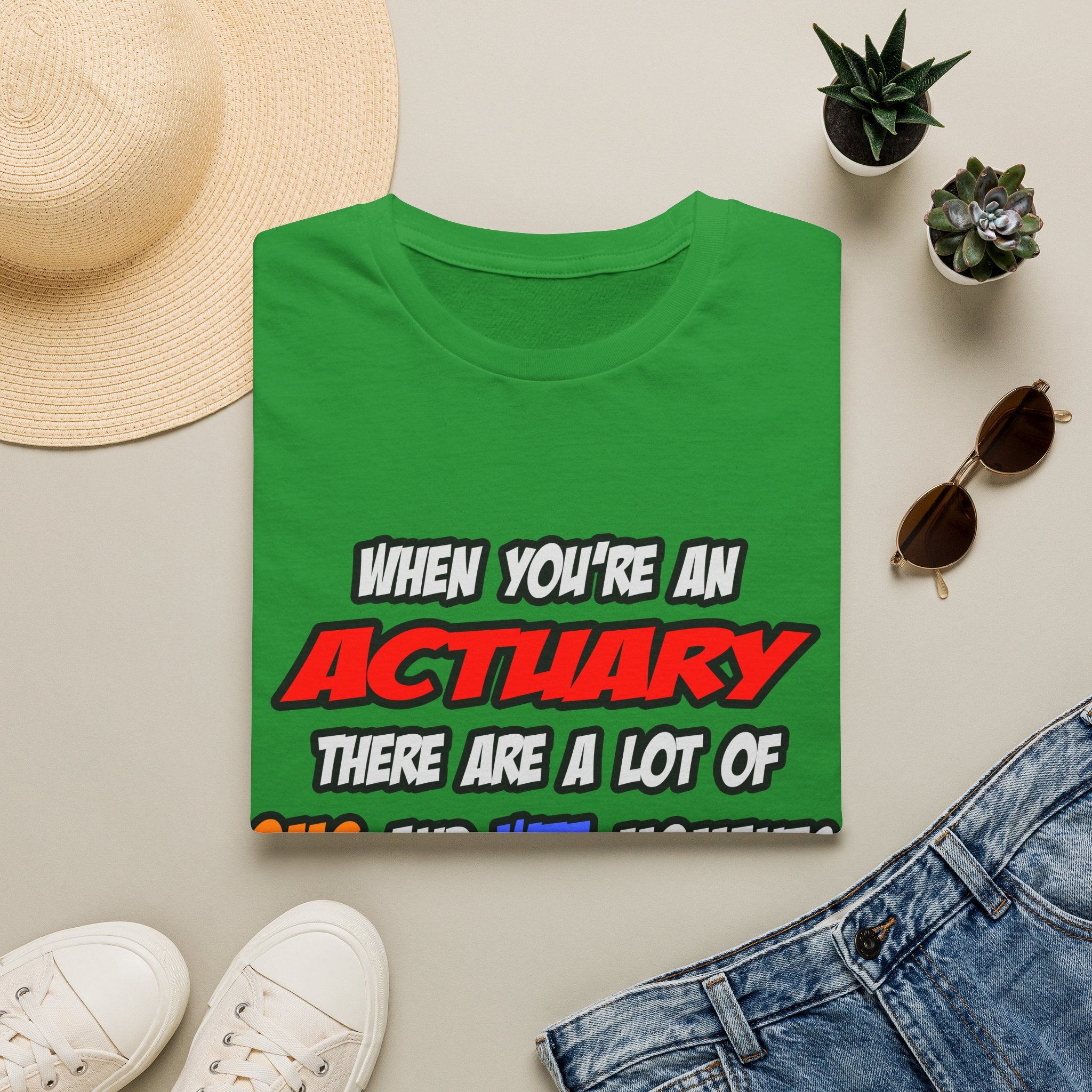 Actuary .. OMG WTF LOL - Unisex Softstyle T-Shirt
