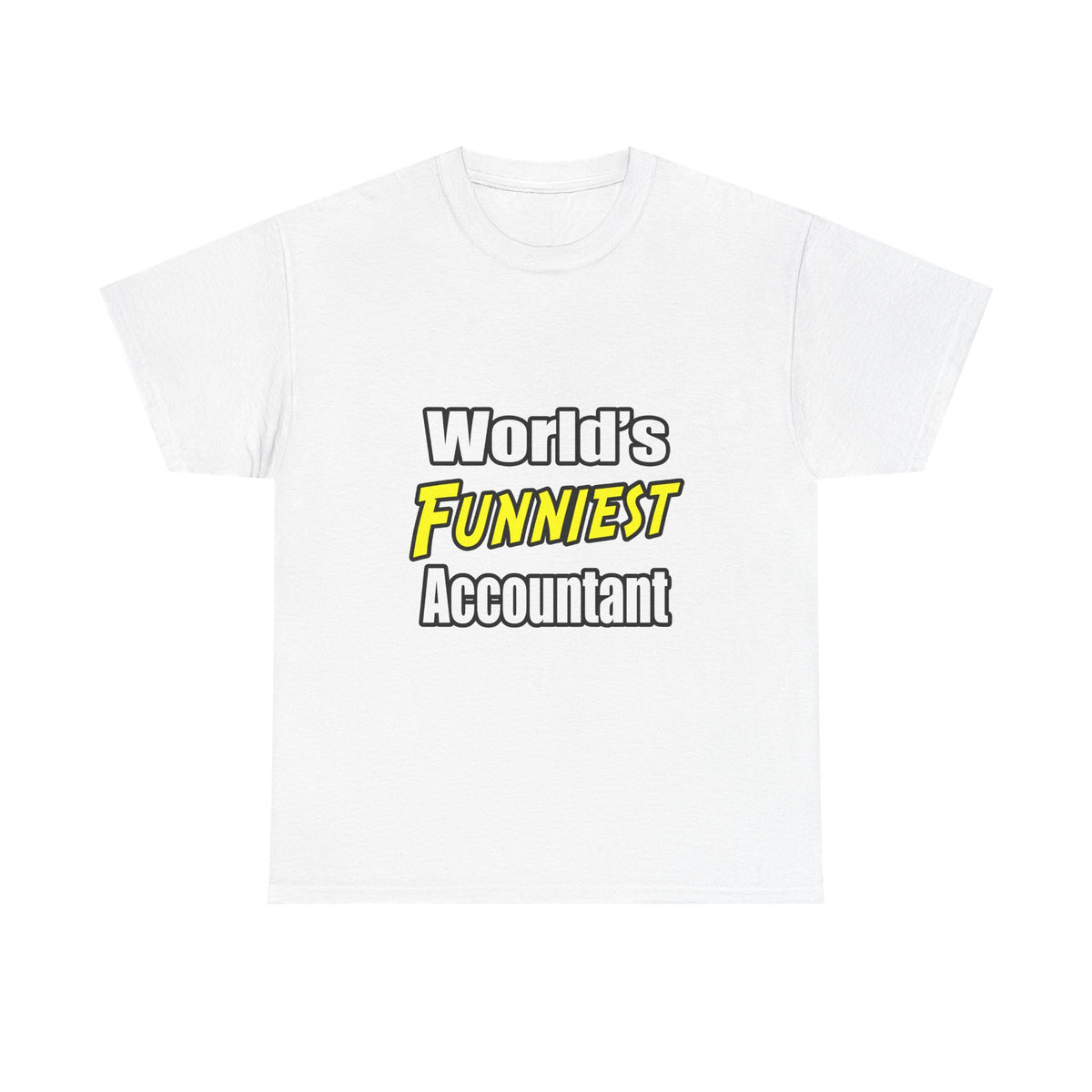 World's Funniest Accountant - Unisex Heavy Cotton Tee