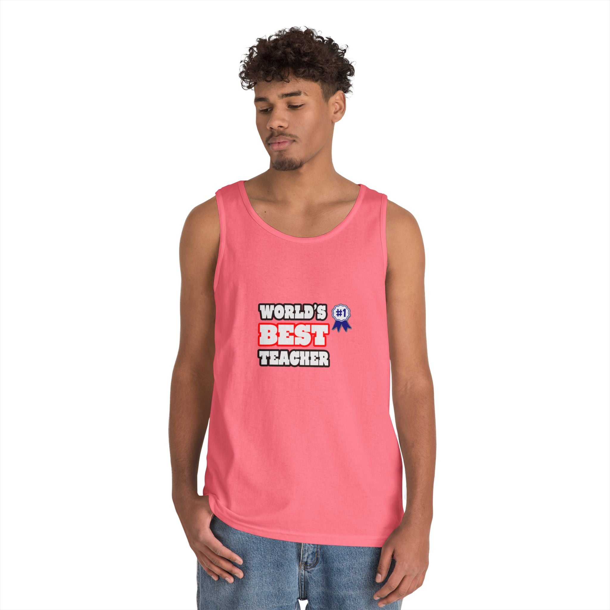 World's Best Teacher - Unisex Heavy Cotton Tank Top