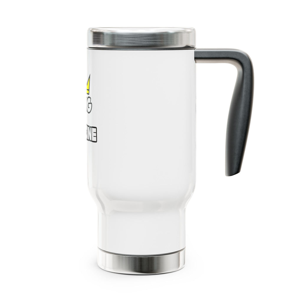 King of Medicine - Stainless Steel Travel Mug with Handle, 14oz