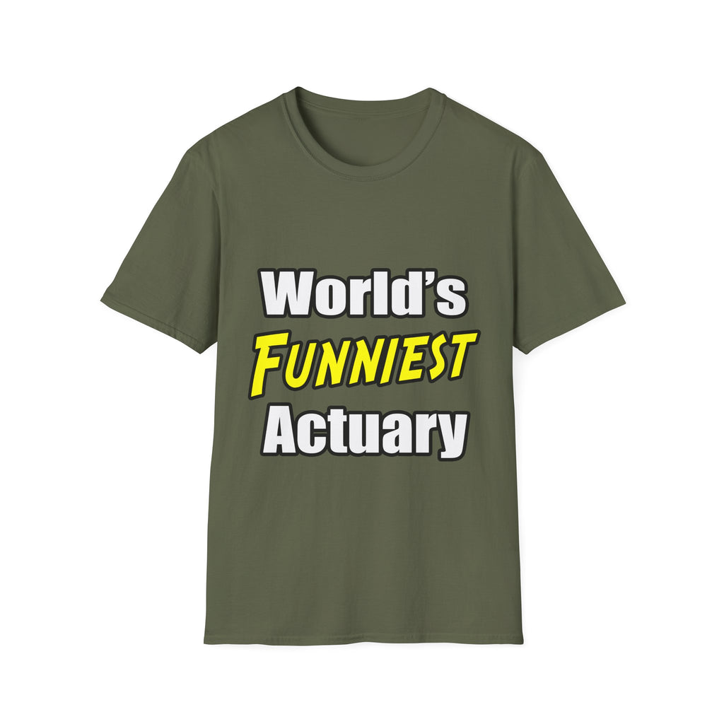 World's Funniest Actuary - Unisex Softstyle T-Shirt