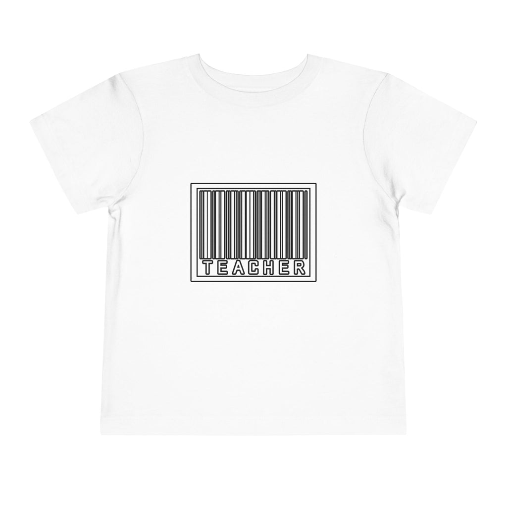 Barcode Teacher - Toddler Short Sleeve Tee