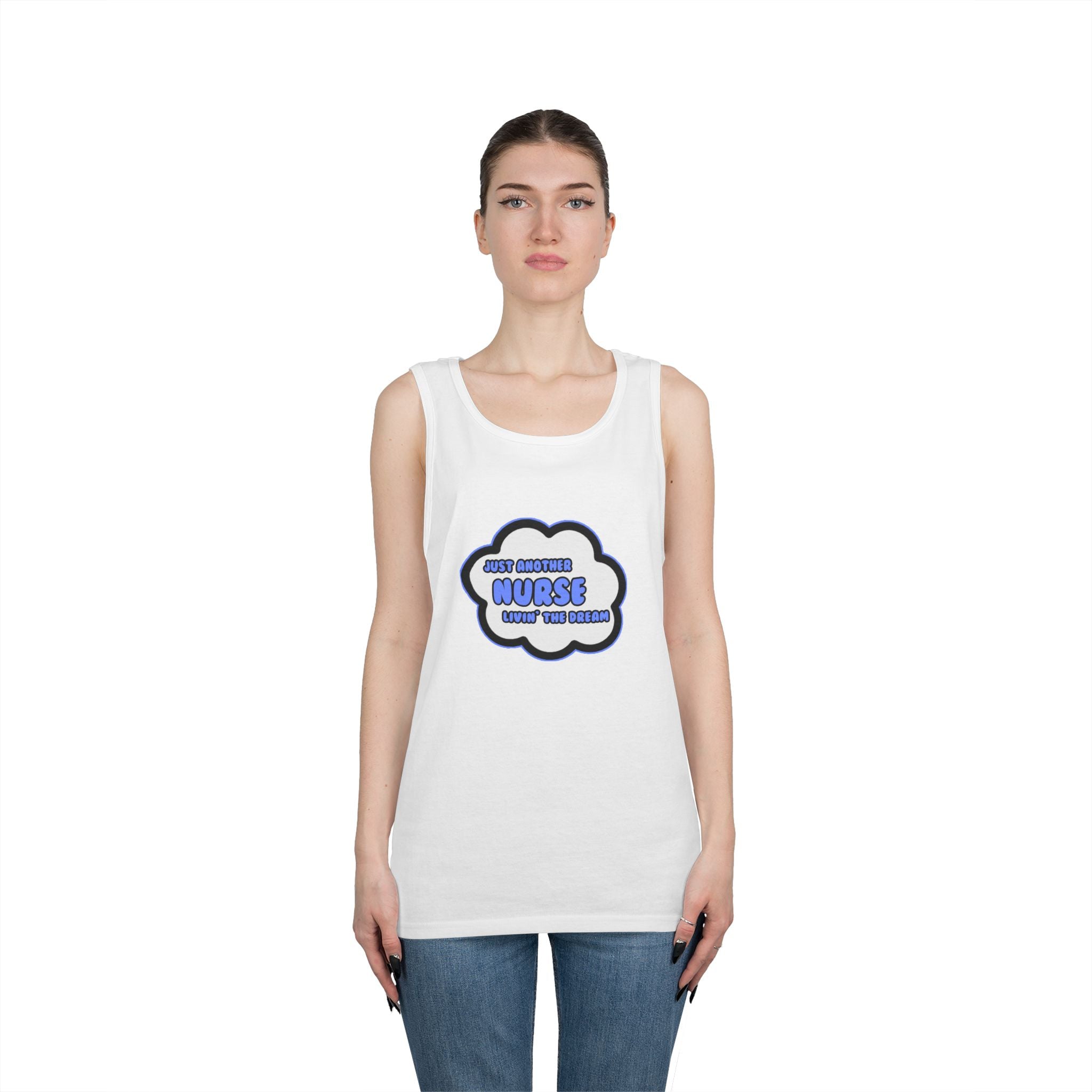 Nurse .. Livin' The Dream - Unisex Heavy Cotton Tank Top