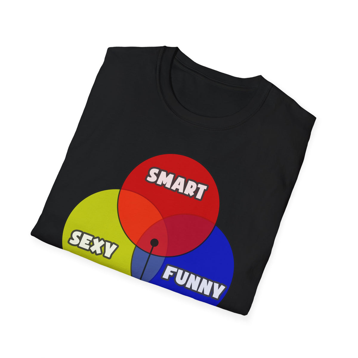 Venn Diagram .. Cardiologists - Unisex Softstyle T-Shirt