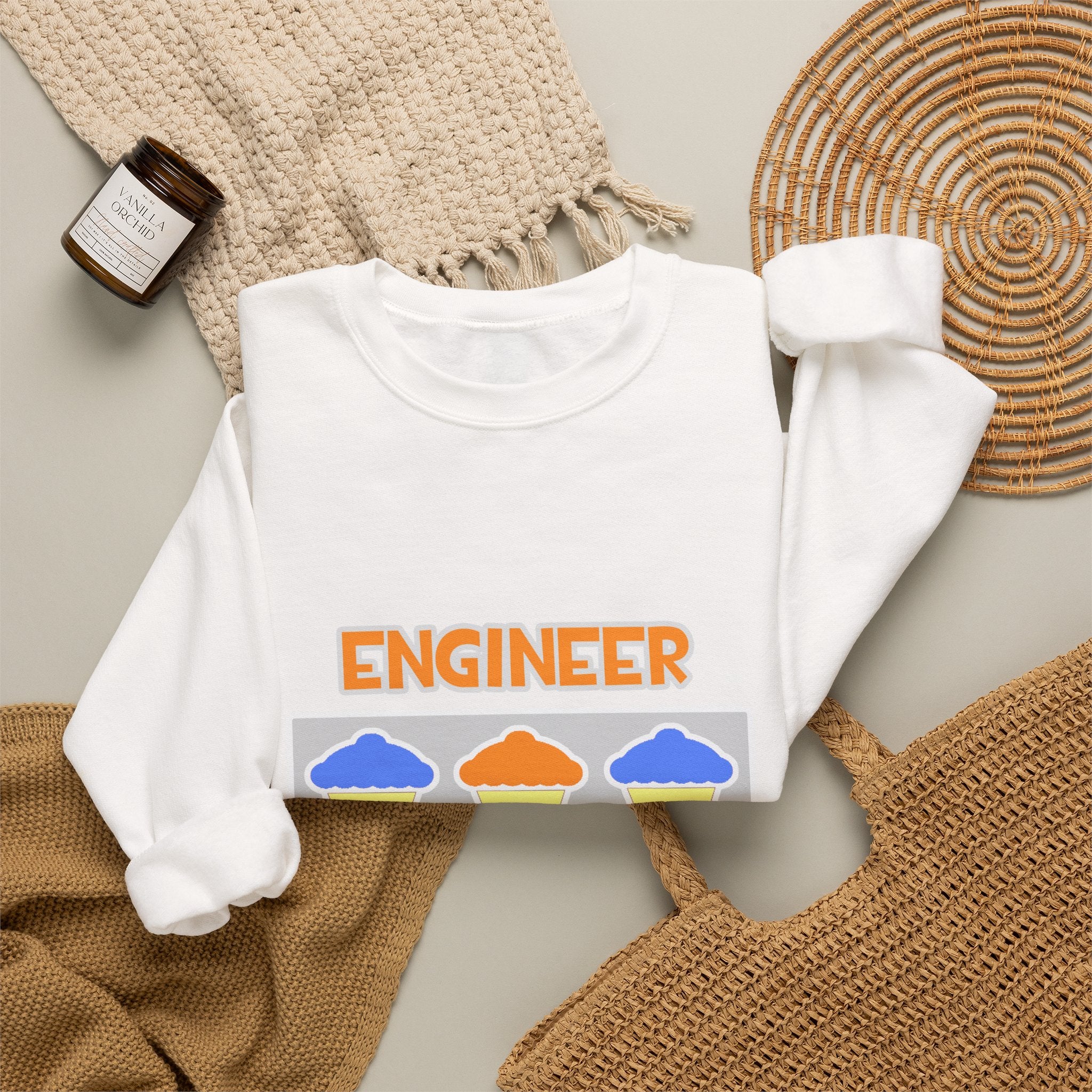 Engineer ... Will Work For Cupcakes - Unisex Heavy Blend™ Crewneck Sweatshirt