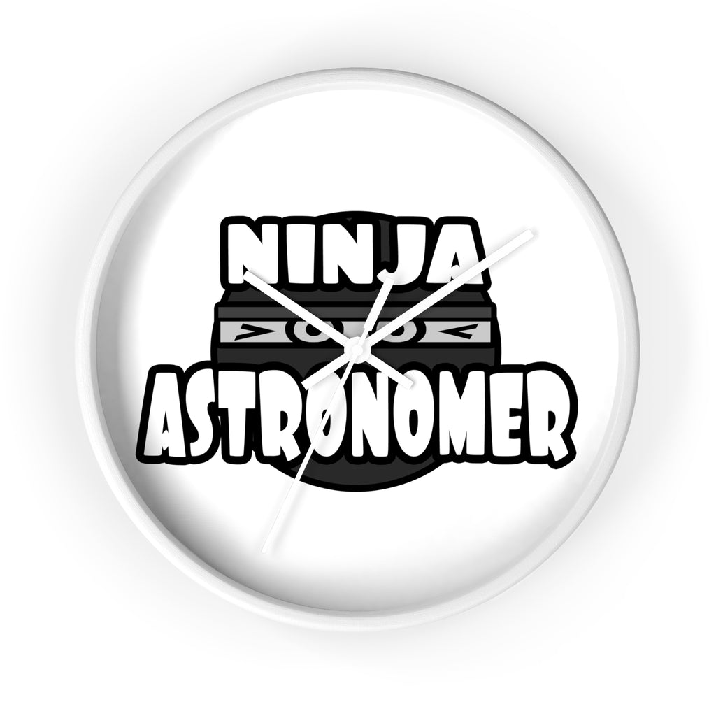 Ninja Astronomer - Wall Clock