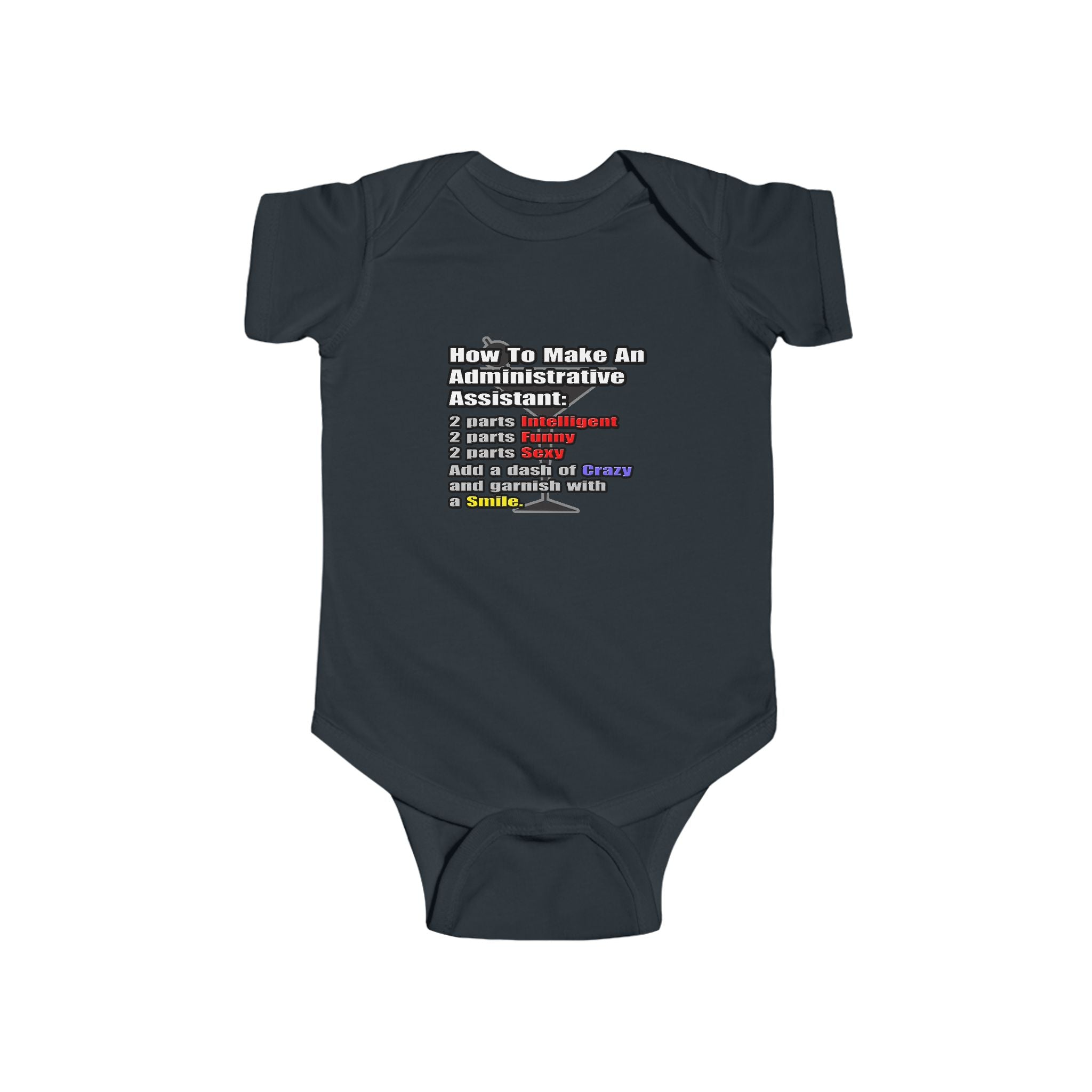 How To Make an Administrative Assistant - Infant Fine Jersey Bodysuit