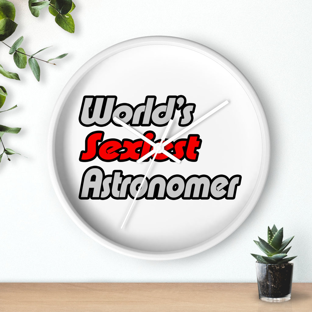 World's Sexiest Astronomer - Wall Clock