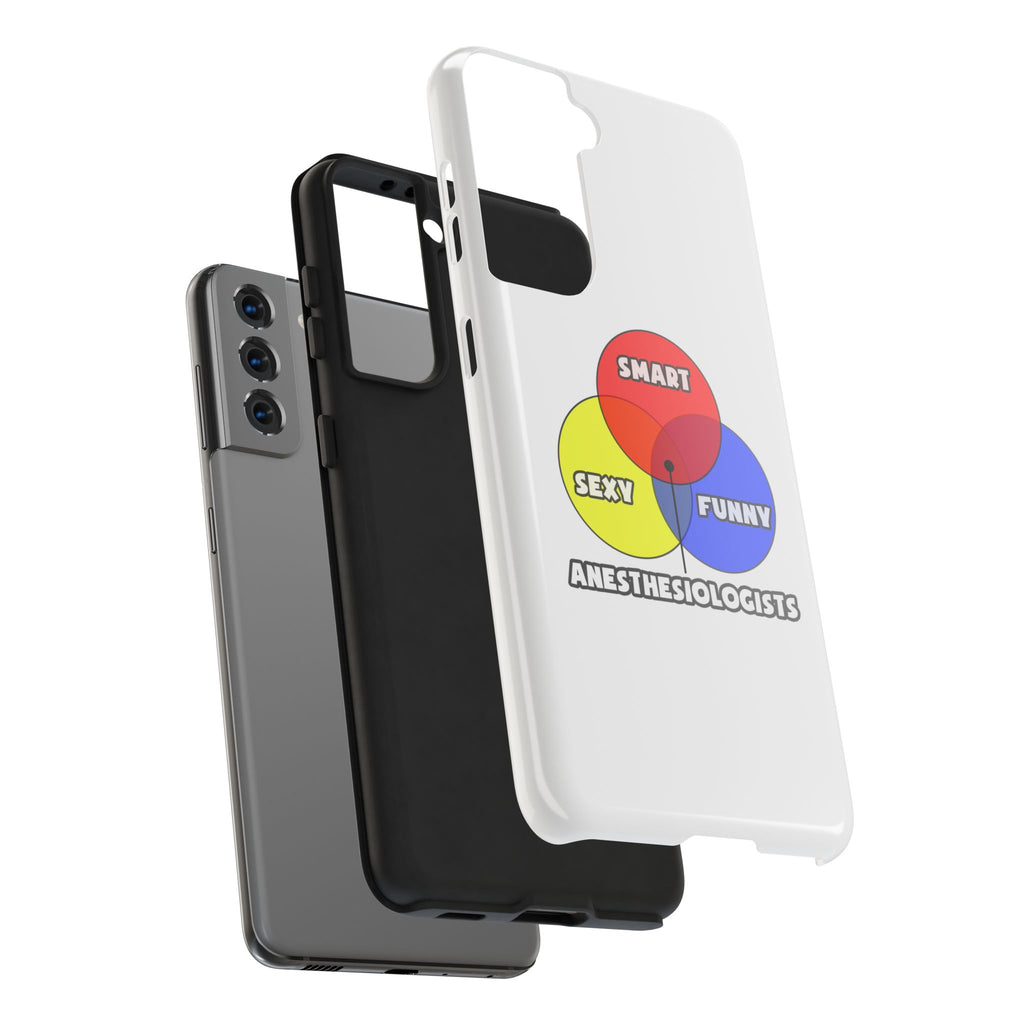 Venn Diagram .. Anesthesiologists - Tough Phone Cases
