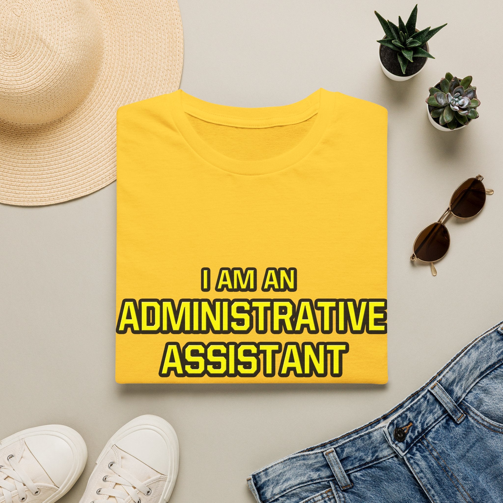 Administrative Assistant...Superior Intelligence - Unisex Softstyle T-Shirt