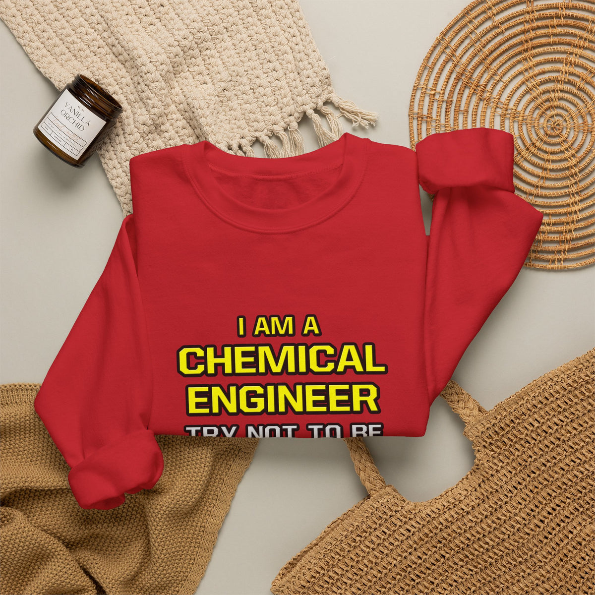 Chemical Engineer...Superior Intelligence - Unisex Heavy Blend™ Crewneck Sweatshirt